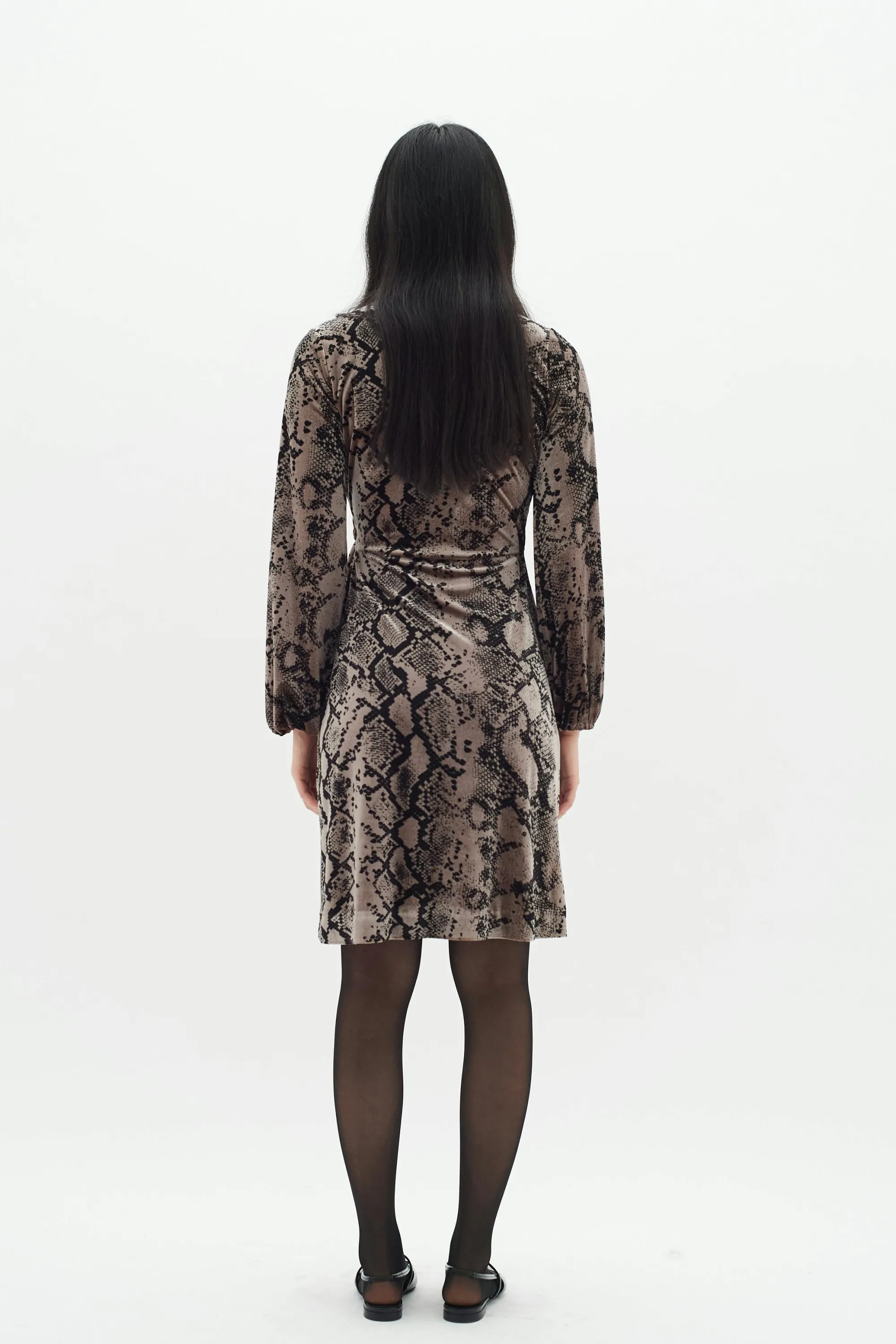 InWear Kjoler | BrynnIW Goriel Velour Wrap Kjole