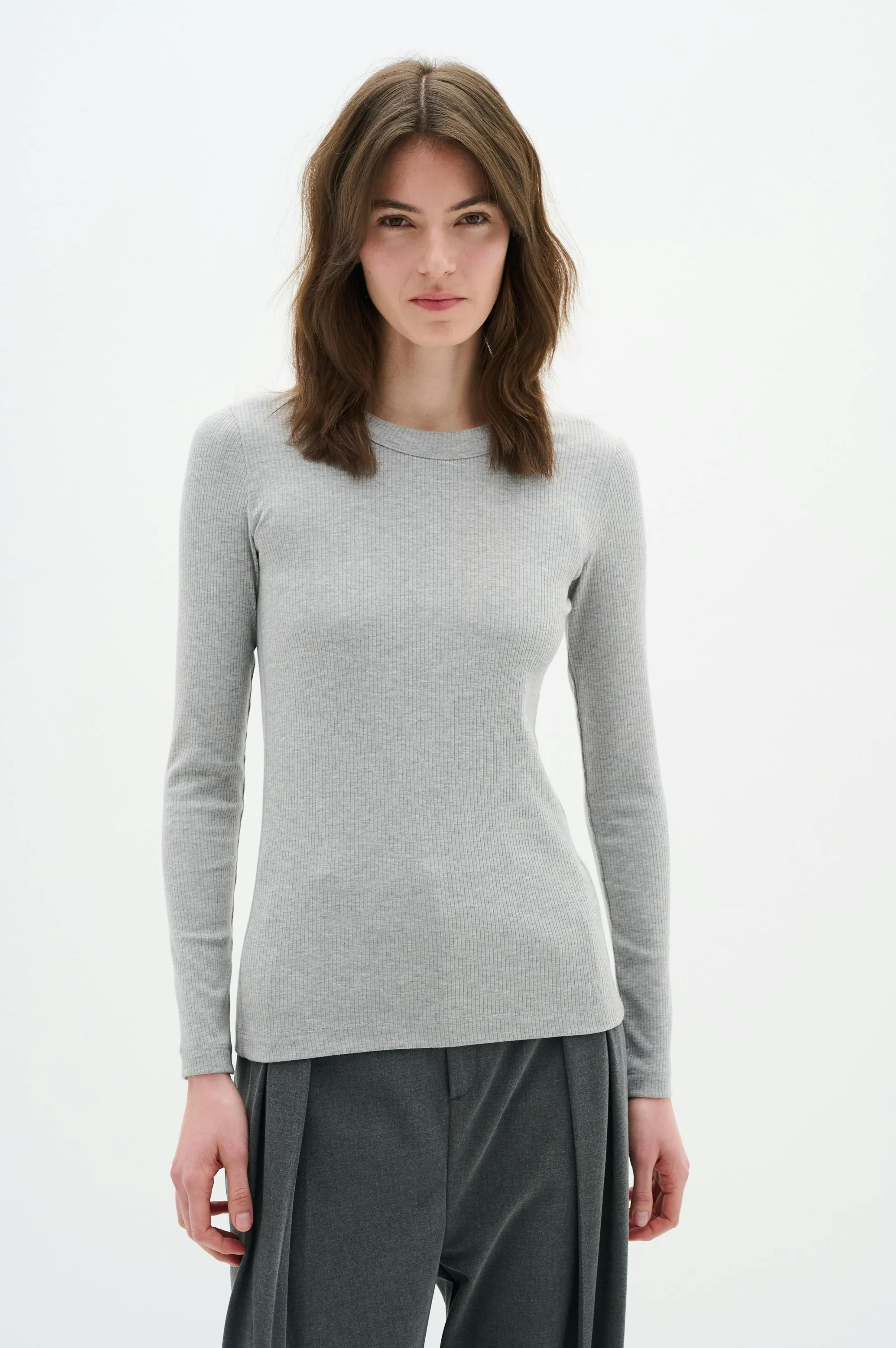 InWear T-shirts & Toppe | DagnaIW Melange langærmet T-shirt