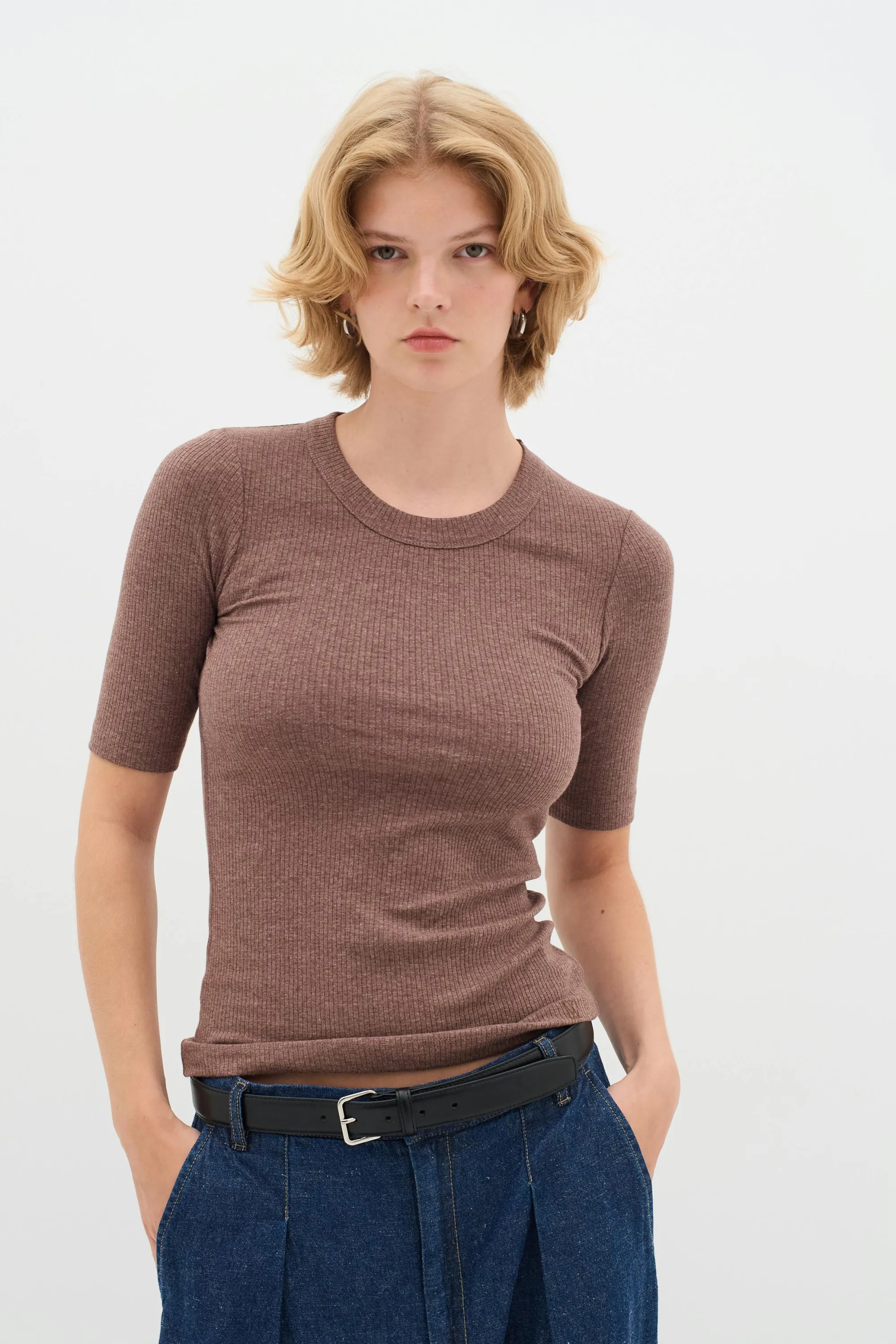 InWear T-shirts & Toppe | DagnaIW Melange T-shirt