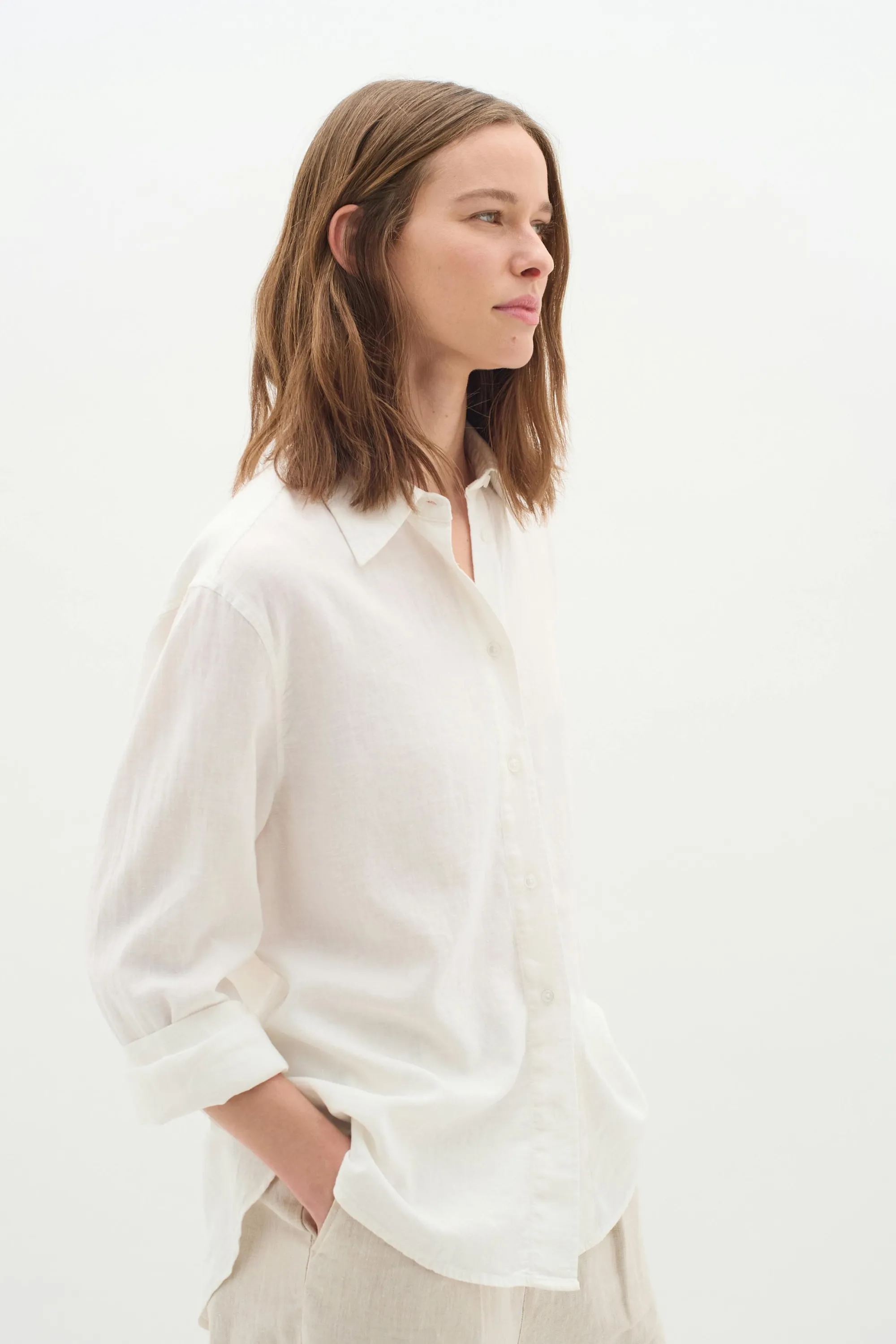 InWear Skjorter & Bluser | EllieIW Hør Skjorte