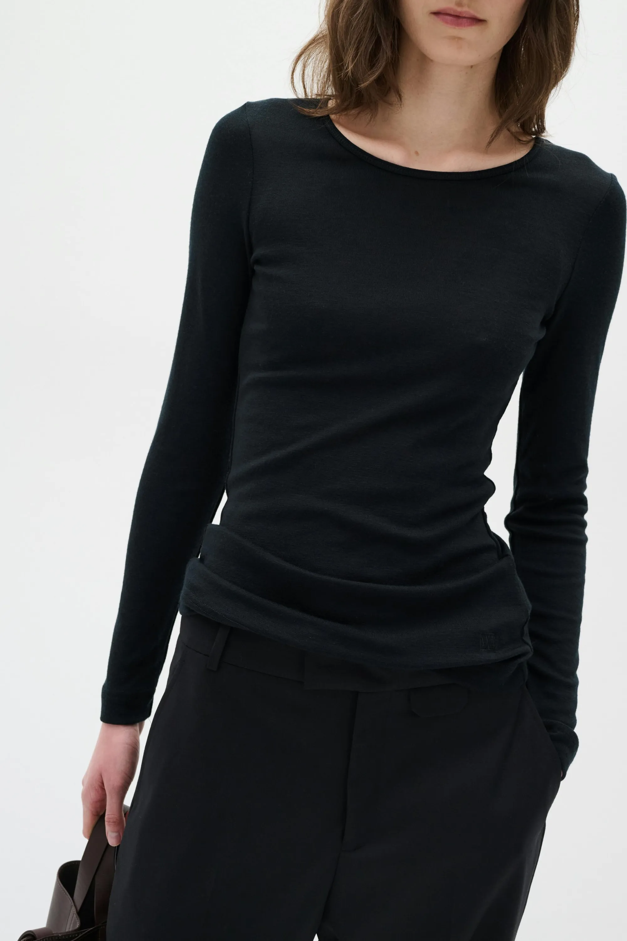 InWear T-shirts & Toppe | FangIW Uld langærmet T-shirt