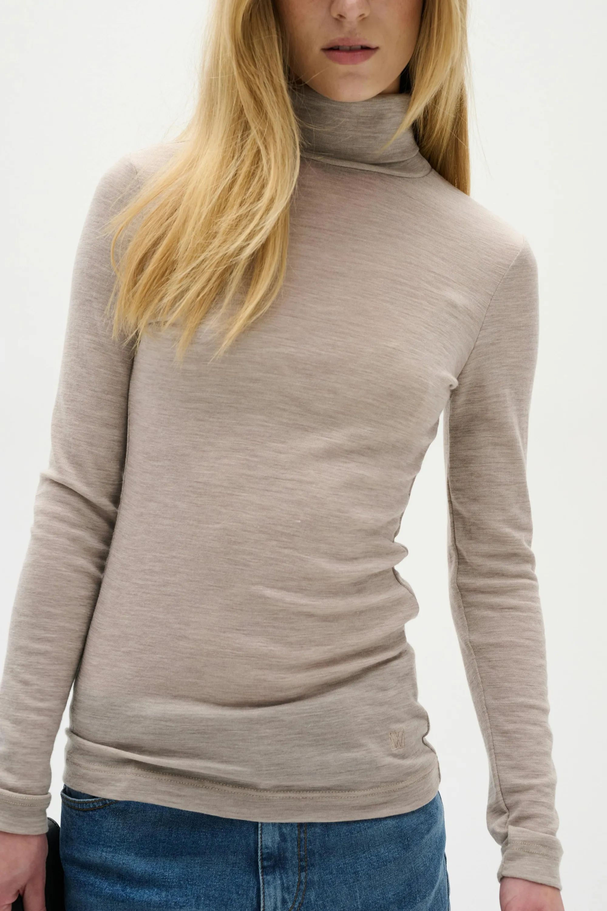InWear T-shirts & Toppe | FangIW Uld RullekraveT-shirt