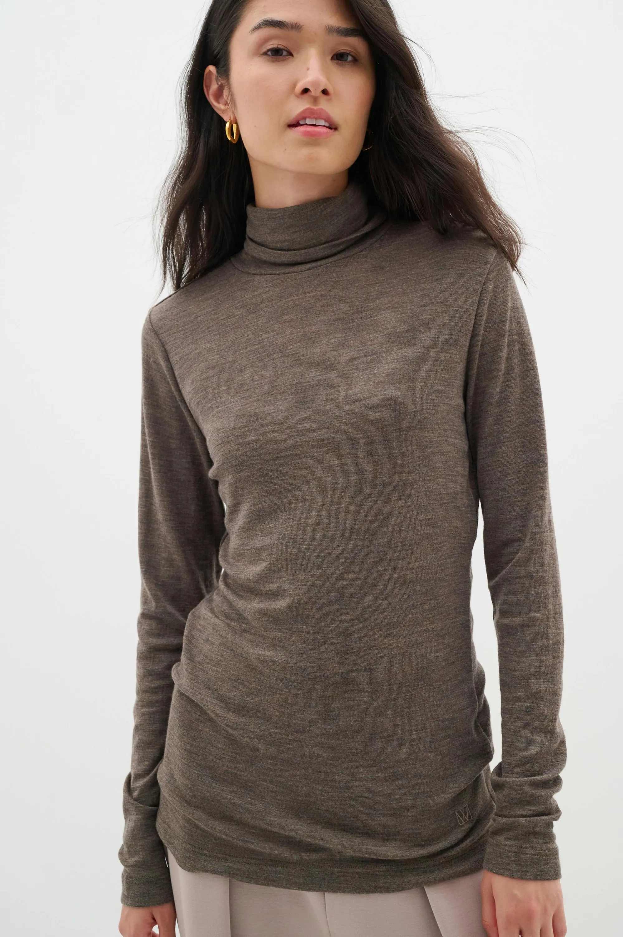 InWear T-shirts & Toppe | FangIW Uld RullekraveT-shirt