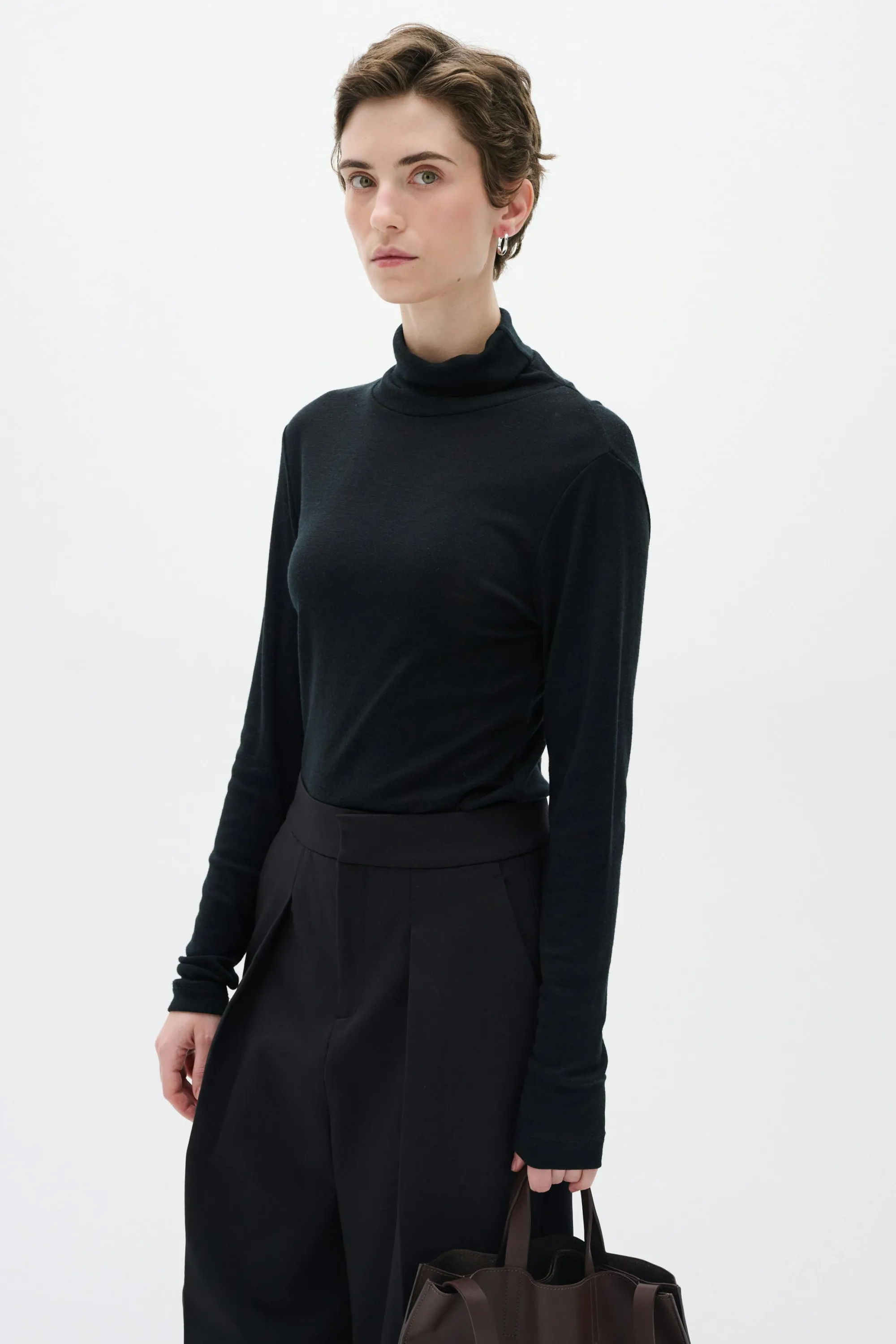 InWear T-shirts & Toppe | FangIW Uld RullekraveT-shirt