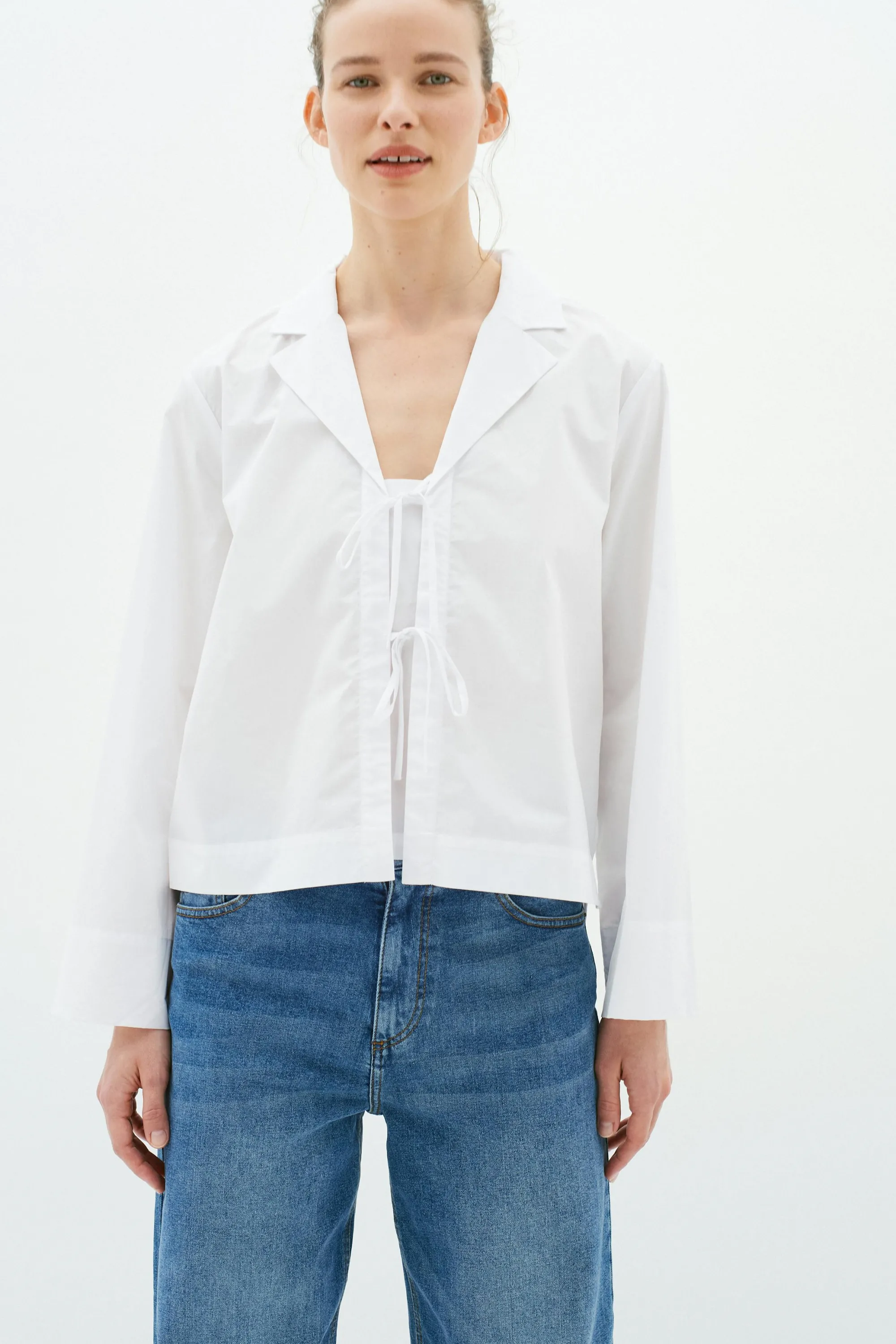 InWear Skjorter & Bluser | HelveIW Cropped Skjorte
