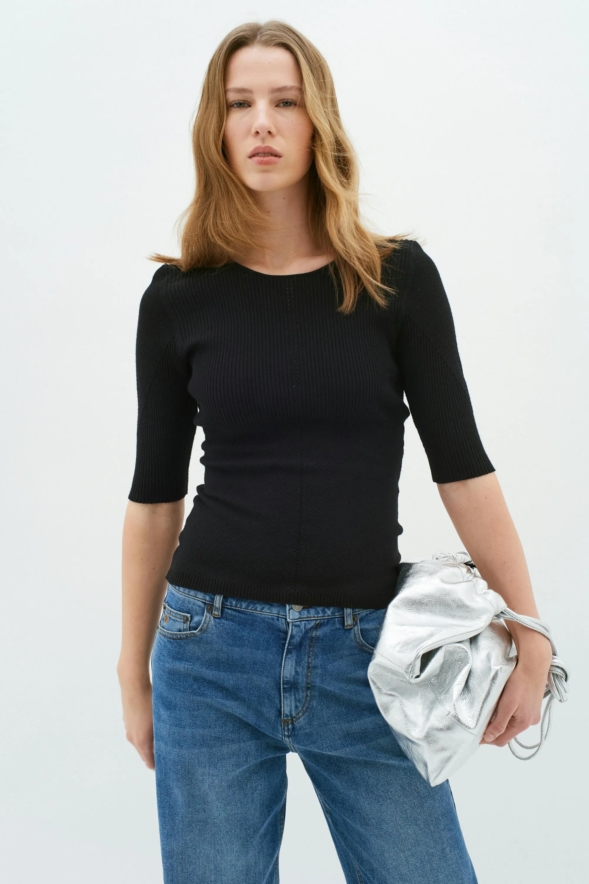 InWear Strik | MiriosIW Rib Bluse