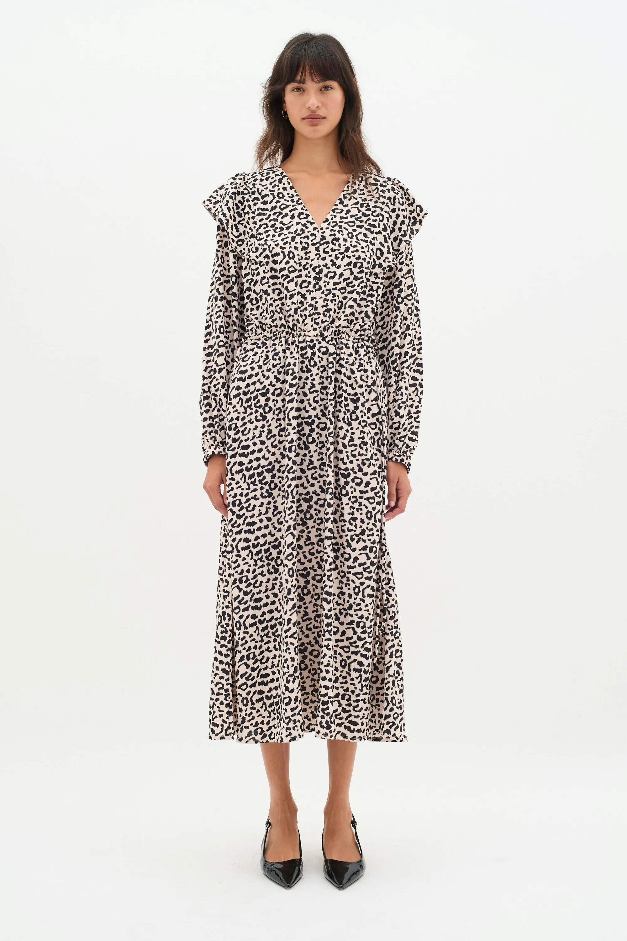 InWear Kjoler | NinahIW V-neck Leopard Kjole